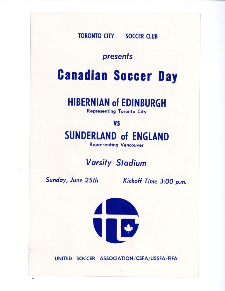 Toronto's Soccer History: 1876-1971 -