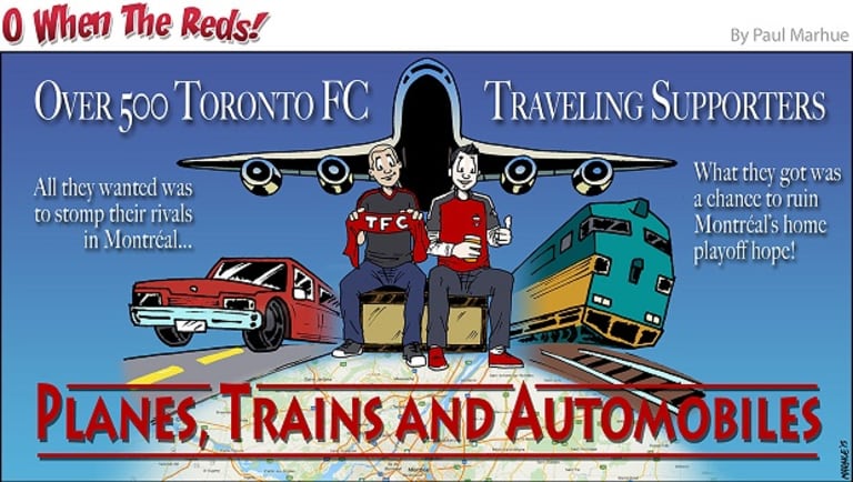 O When The Reds: Making The Trip To Montreal -