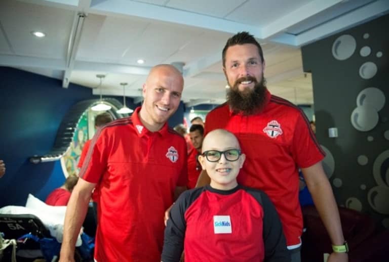 Toronto FC Visits Sick Kids Hospital  -
