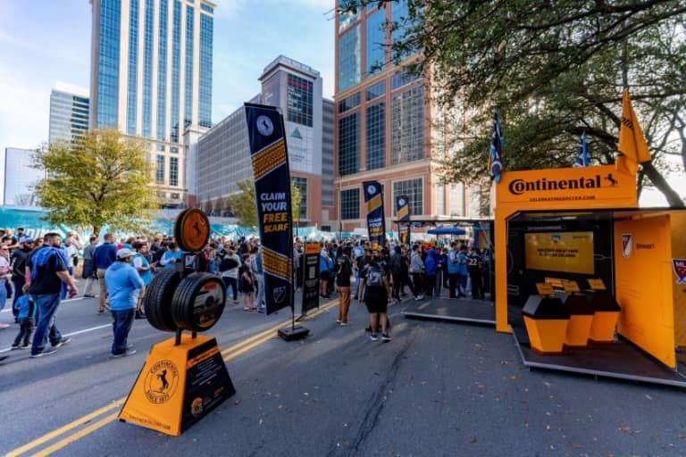 Continental Tire MLS activation Charlotte