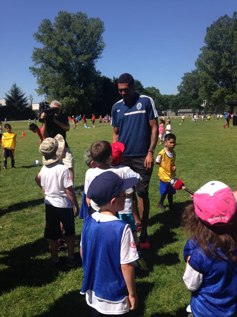 'Caps participate in annual VPD Youth Soccer Camp  -