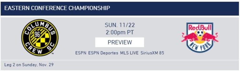 MLS Cup Playoffs resume on Sunday -