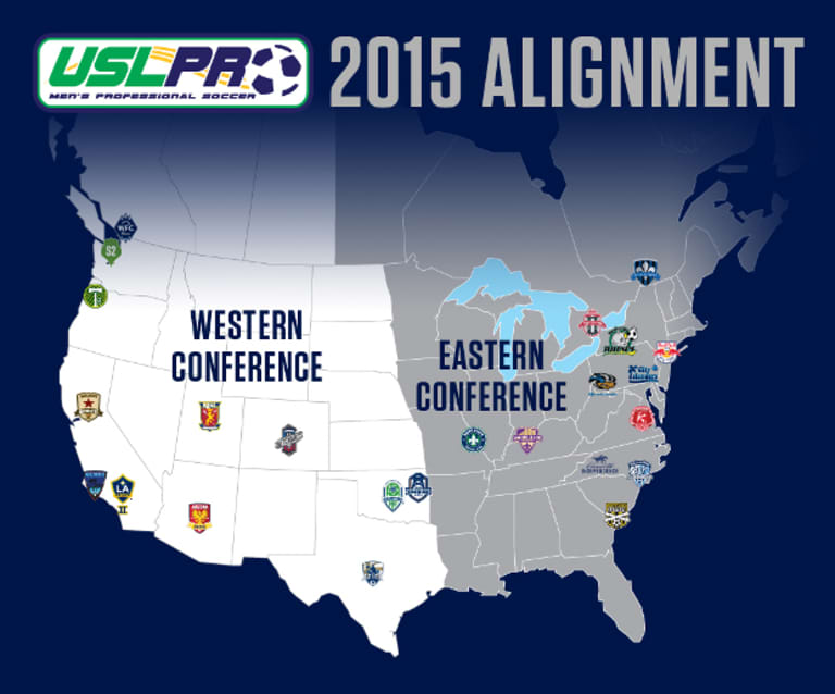 USL PRO unveils 2015 competition format -
