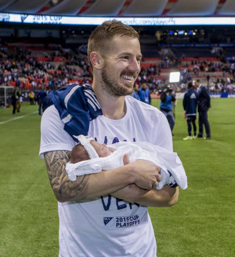 In honour of Father's Day, check out these cute photos of the 'Caps with their kids -