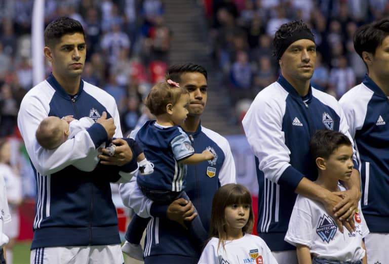 'Caps and their kids: Adorable photos from Wednesday's match -