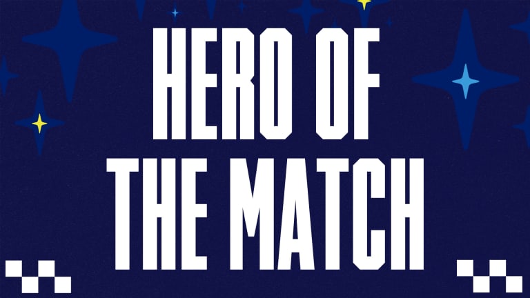 Hero of the match button