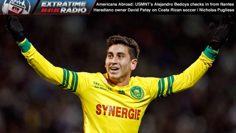ExtraTime Radio: Nantes' Alejandro Bedoya, Herediano owner David Patey, Nick Pugliese on Afghan soccer -