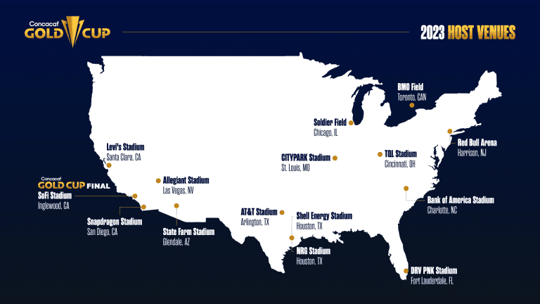 Gold Cup stadiums