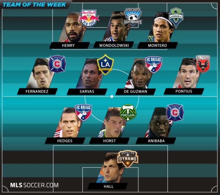 Team of the Week (Wk 28): Playoff race brings out best -