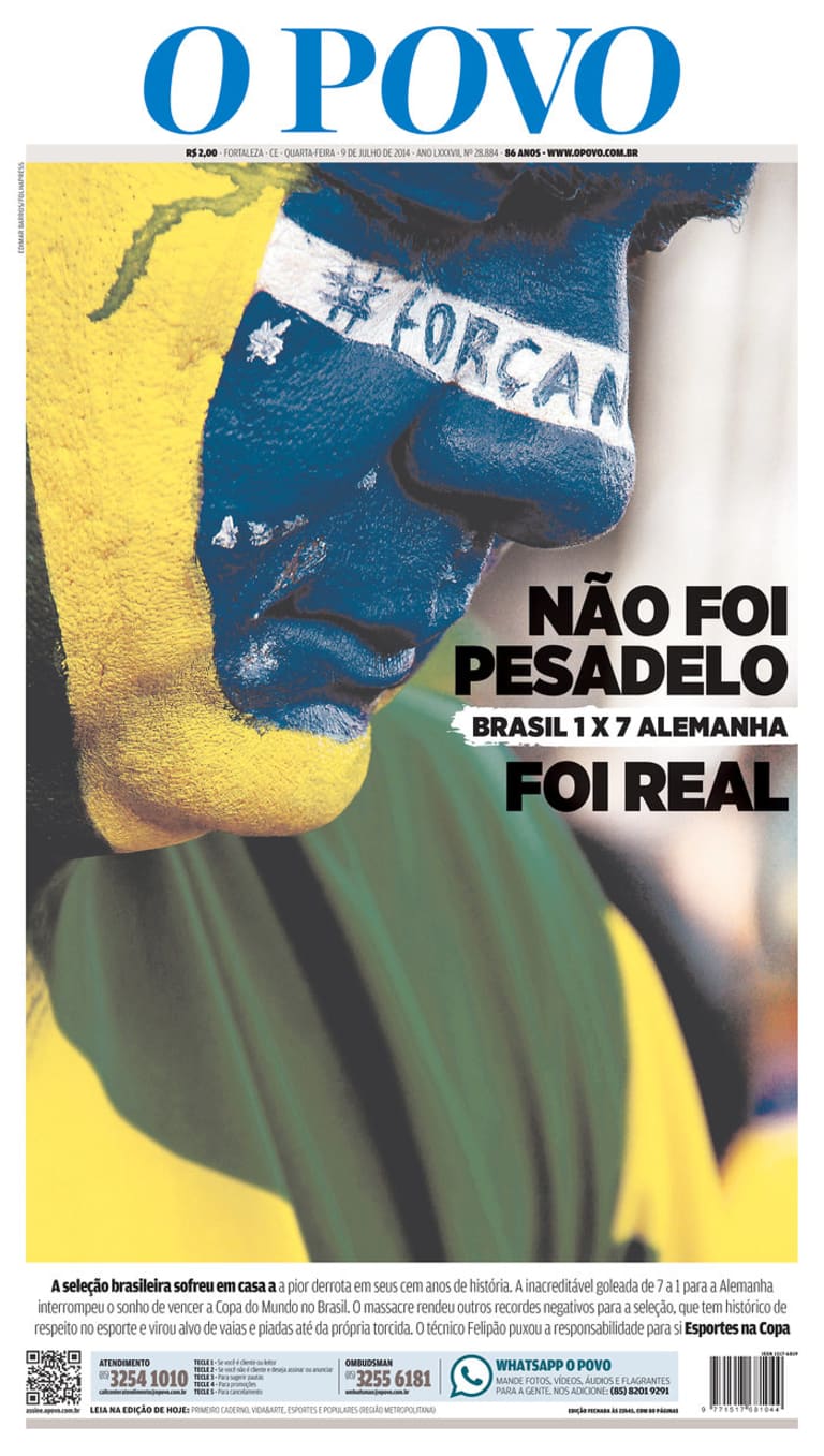 World Cup: Newspapers in Brazil, Germany paint different pictures after 7-1 semi | SIDELINE -
