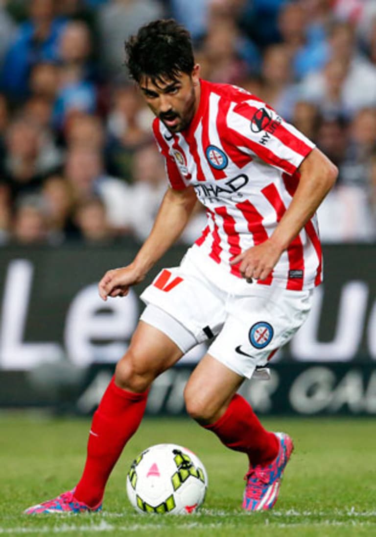 New York City FC striker David Villa not certain whether he'll return to Australia as 2015 looms -