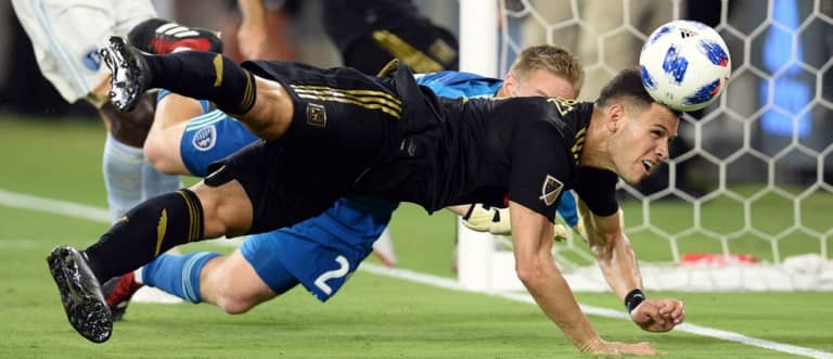 LAFC look to newcomers as squad rotation looms after hectic, draining week - https://league-mp7static.mlsdigital.net/styles/image_landscape/s3/images/Ramirez-diving-header,-LAFC.jpg