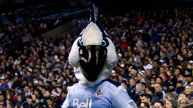 Mascot feature - Spike Vancouver Whitecaps