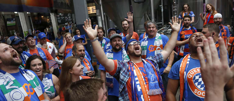 On Orange-and-Blue Day, expansion city Cincinnati "a perfect fit for MLS" - https://league-mp7static.mlsdigital.net/images/Cincy%20Fans.jpg