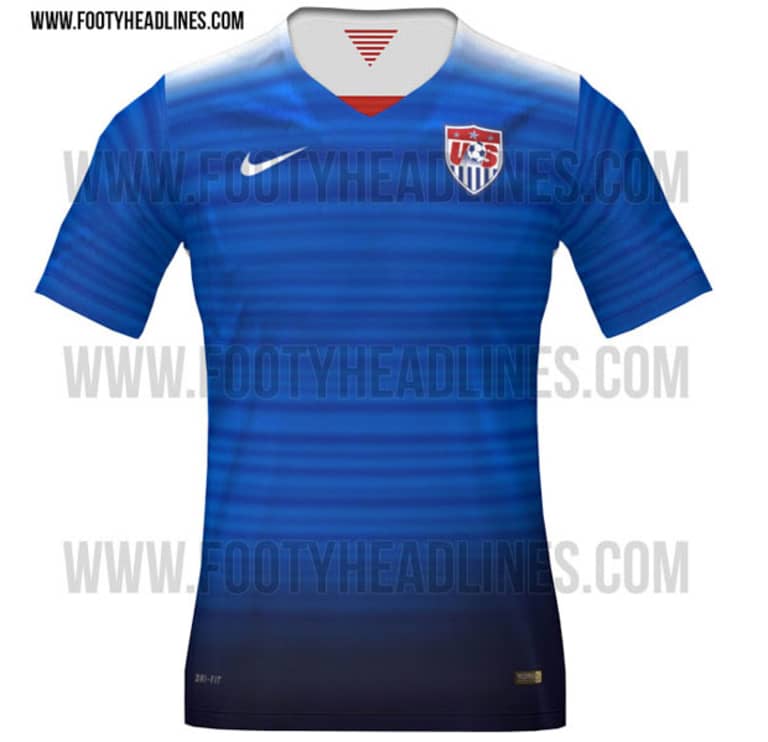 PHOTO: Is this the new US national team 2015 away jersey that leaked on the internet Tuesday? -