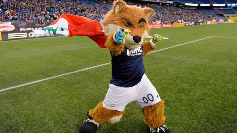 Mascot feature – Slyde New England Revolution