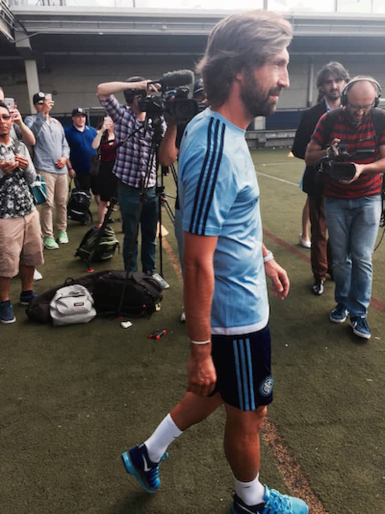 Andrea Pirlo's first New York City FC press conference was peak Pirlo, and beautifully so -
