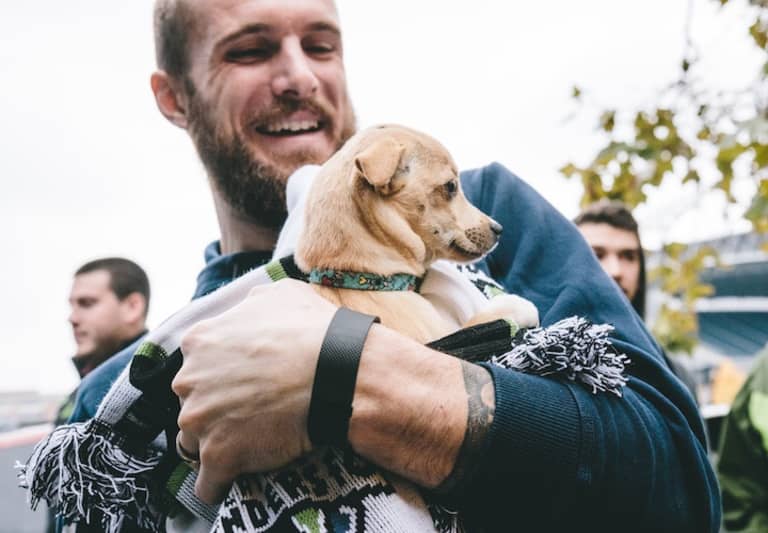 The Seattle Sounders spread #GoodPlayoffKarma with an adoption event for rescue puppies and kittens | SIDELINE - https://league-mp7static.mlsdigital.net/images/happyStefanFreipup_0.jpg