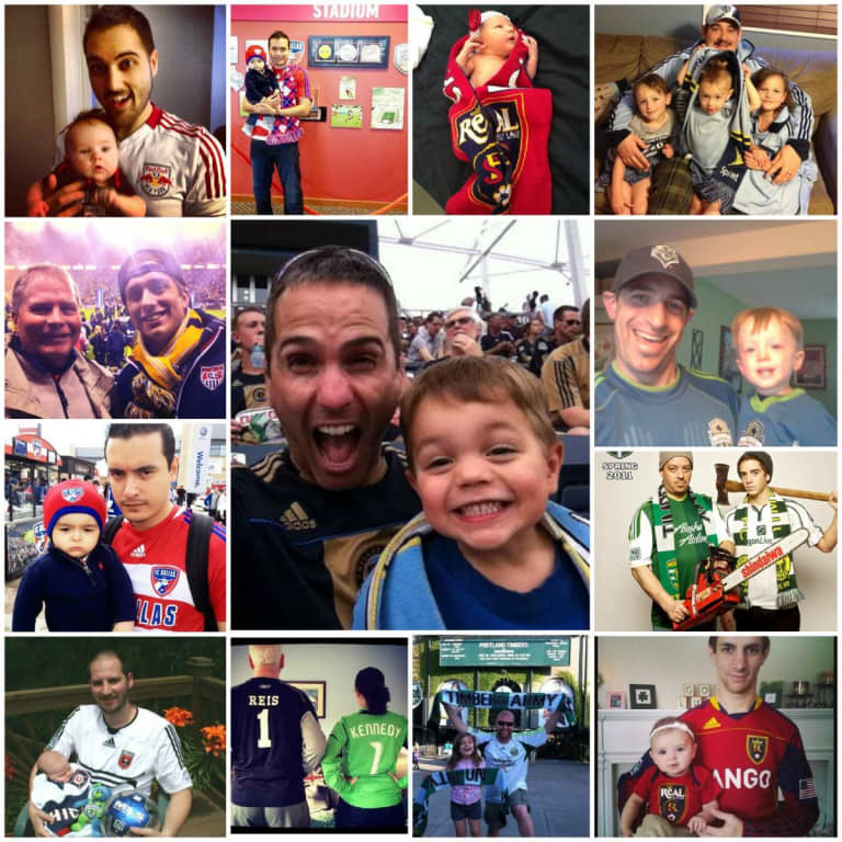What sets your #MLSdad apart? Fan Photo Wall -