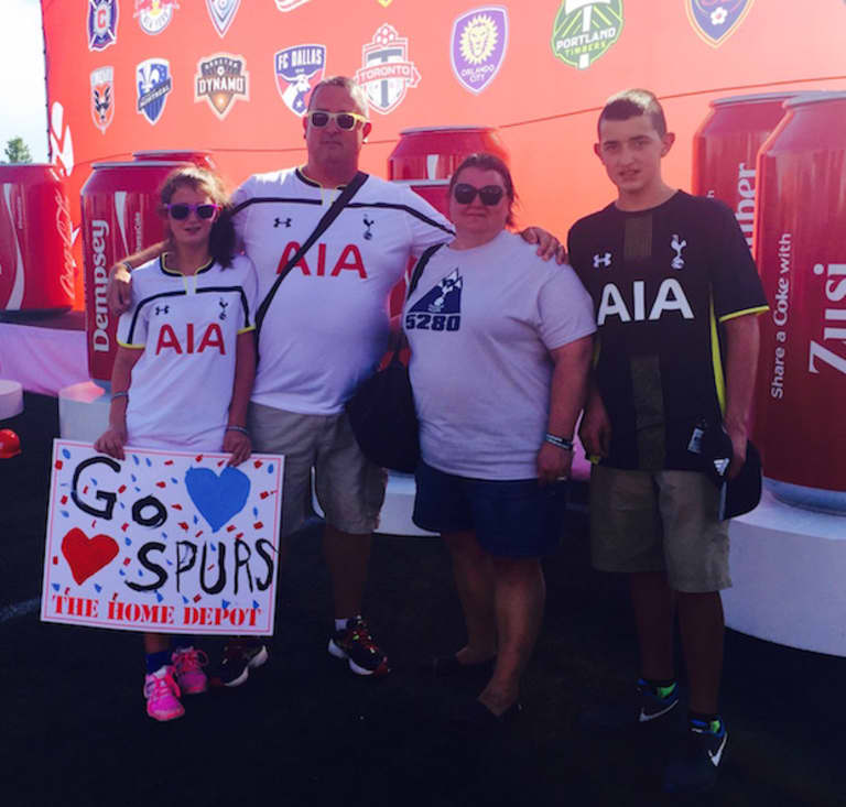 All-Star: Hanging with MLS and Tottenham Hotspur fans before the 2015 MLS AT&T All-Star Game -