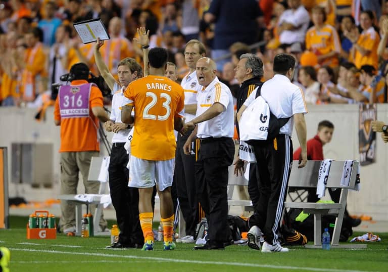 Houston Dynamo praise former coach Dominic Kinnear's legacy of hard work, honesty and quick wit -