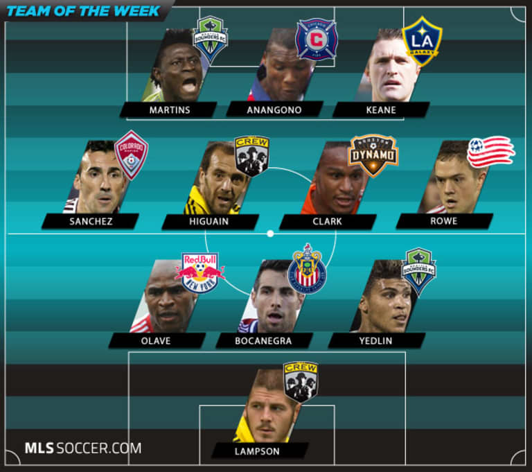 Team of the Week (Wk 29): Honors spread around evenly in tightly-contest round of MLS play -