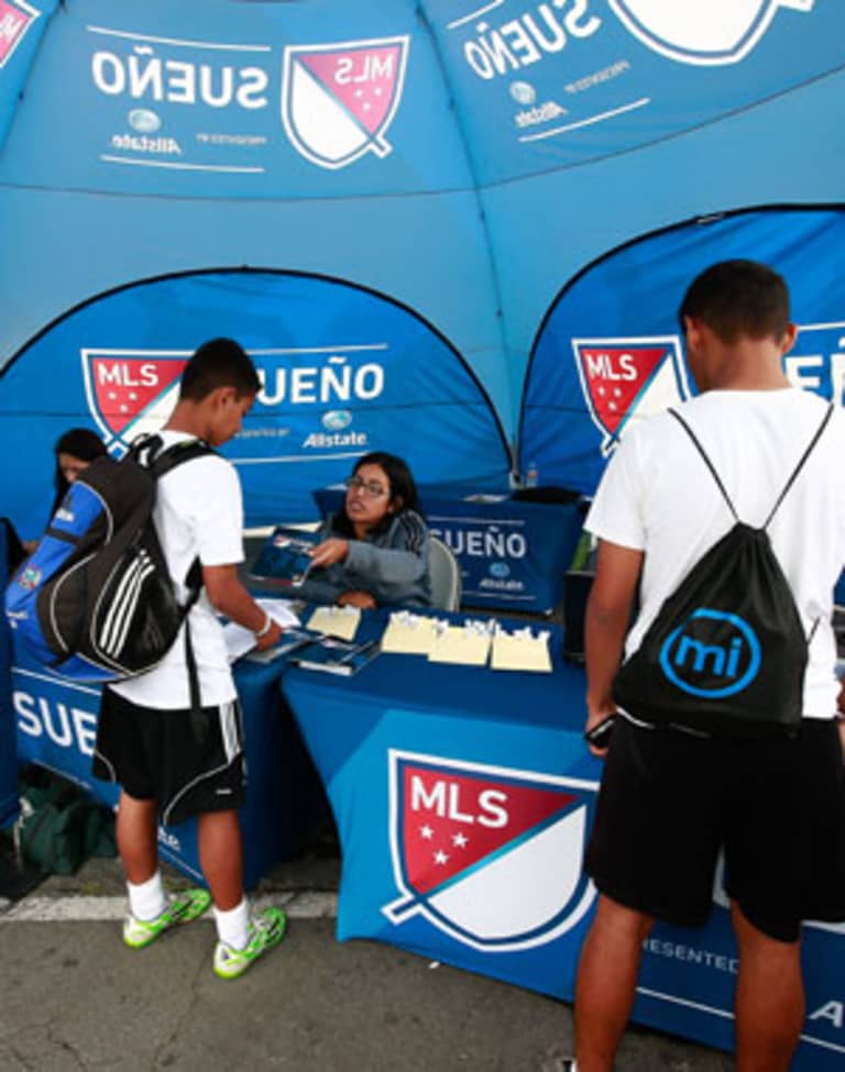 Sueno MLS tryouts are now a fixture on the LA soccer scene and LA Galaxy have the waiting list to prove it -