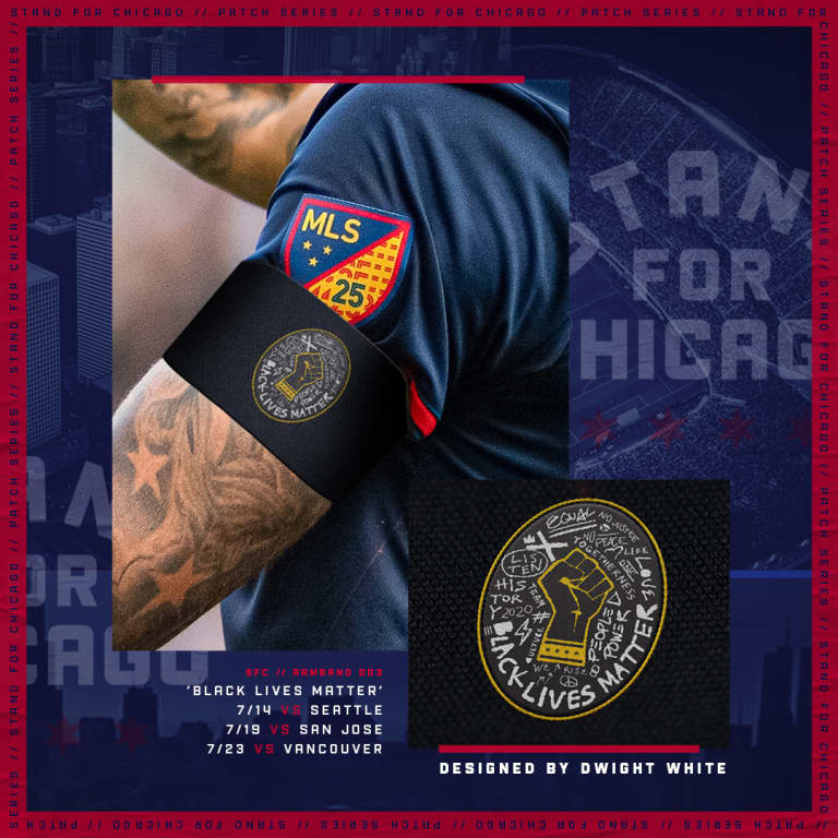 Check out the story behind Chicago Fire FC's Black Lives Matter captain's armband - https://league-mp7static.mlsdigital.net/images/chi%20blm.jpg