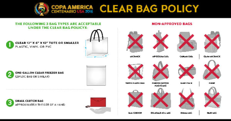 Copa America Centenario announces clear bag policy for matches - https://league-mp7static.mlsdigital.net/images/clear-bag-1.jpg