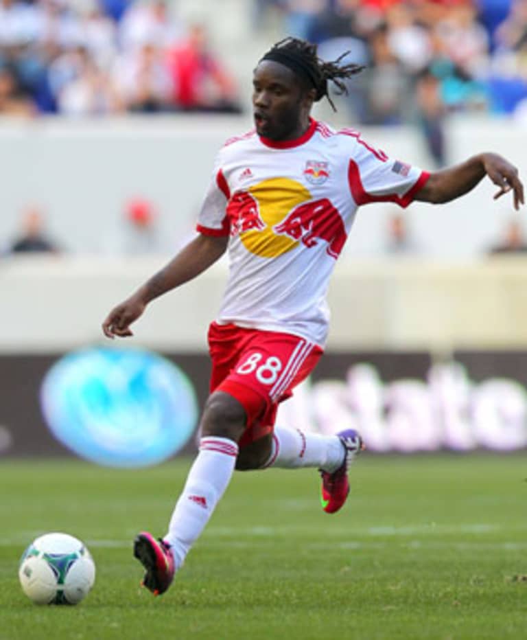As New York Red Bulls' offensive woes mount, Peguy Luyindula says he's starved for service -
