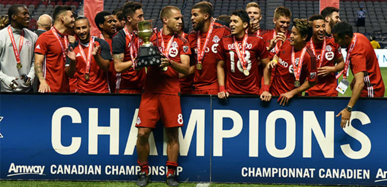 A salute to the 2016 champions: Seattle Sounders, FC Dallas and Toronto FC - https://league-mp7static.mlsdigital.net/images/Trophies_Toronto.jpg