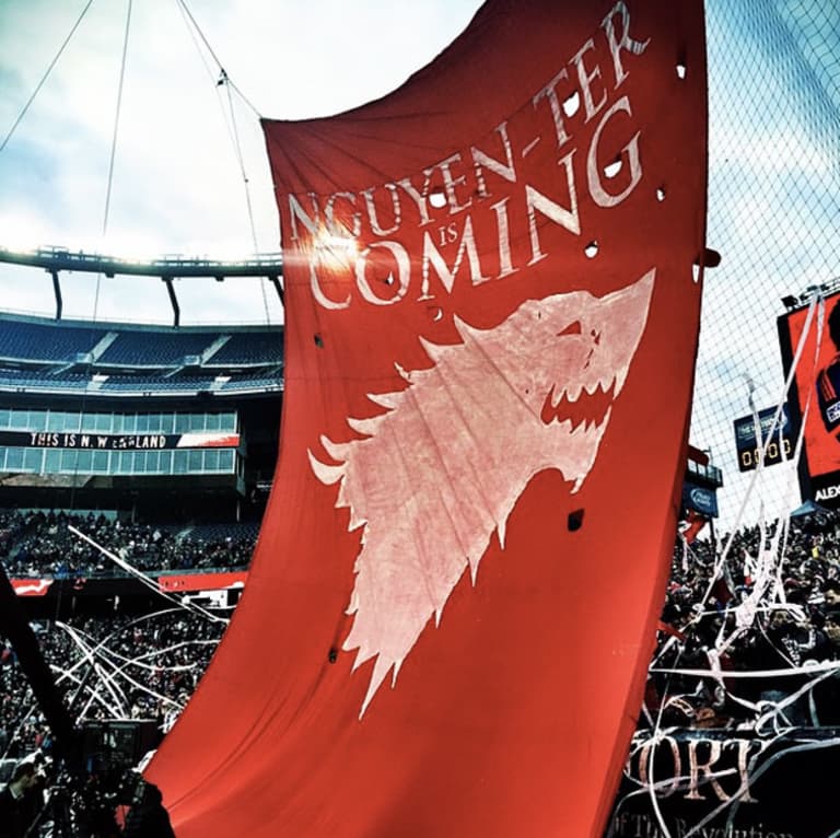 New England Revolution supporters put up "Game of Thrones"-inspired tifo -