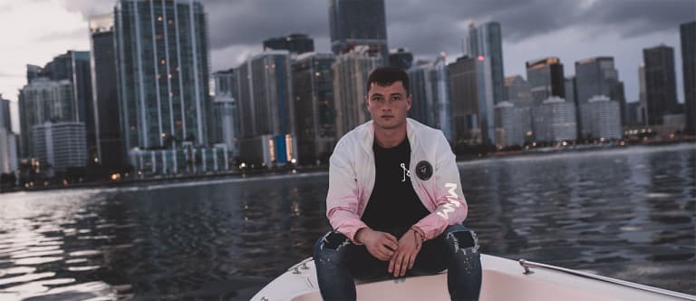 Matias Pellegrini - Inter Miami - On a boat