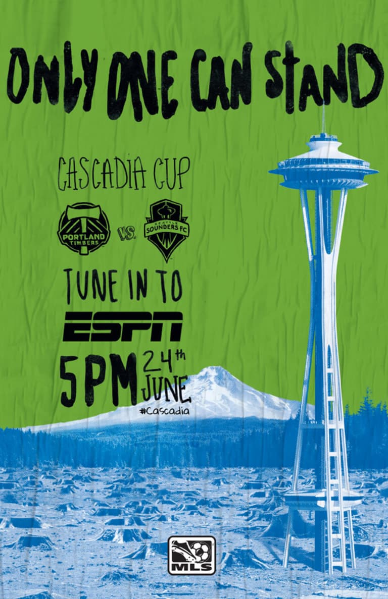 Ahead of massive rivalry weekend, MLS reveals Portland-Seattle posters  -