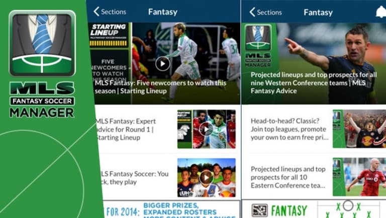 How to manage on the go with new 2014 Matchday app, improved mobile site | MLS Fantasy Advice -