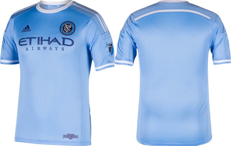 New York City FC unveil inaugural home jersey for 2015 MLS expansion season -