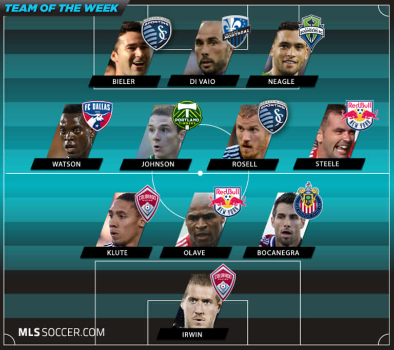 Team of the Week (Wk 28): Attacking stars open things up in blowout wins -