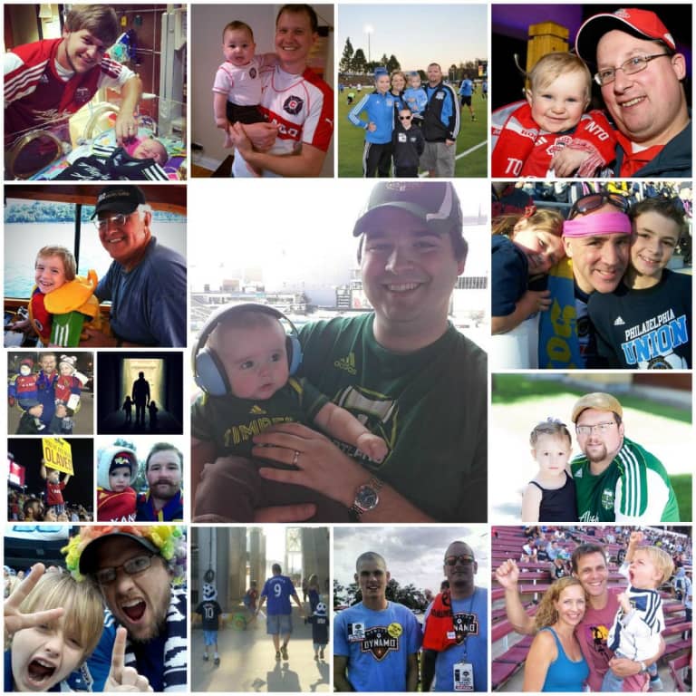 What sets your #MLSdad apart? Fan Photo Wall -