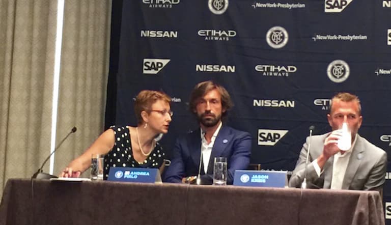 Andrea Pirlo's first New York City FC press conference was peak Pirlo, and beautifully so -