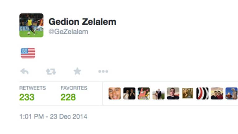 How a single emoji of a US flag sent social media into Gedion Zelalem mass hysteria -