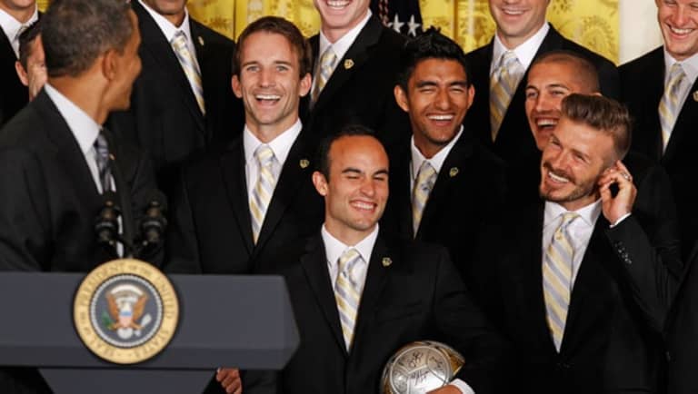 President Obama honors 2011 MLS Cup-winning Galaxy -