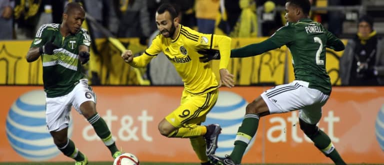 Portland Timbers team defense comes through again in MLS Cup, allowing just one shot on goal - https://league-mp7static.mlsdigital.net/styles/image_landscape/s3/images/Powell_Meram.jpg?null&itok=zUlU86Pu&c=08ce797bb0b111f4ccfb5e64e152df15