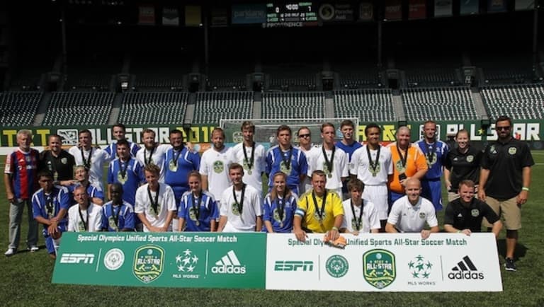 All-Star: Special Olympics athletes take center stage during Tuesday's festivities at Providence Park -