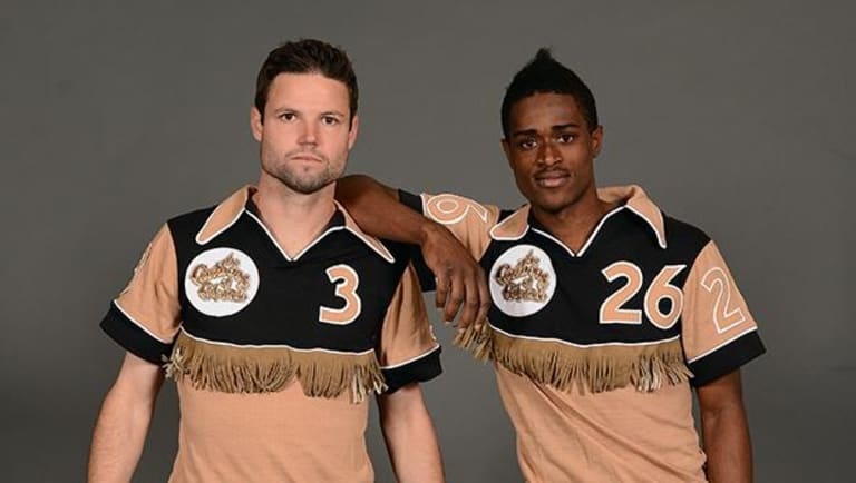 The strange but true story of the Caribous of Colorado and their unforgettable fringe uniforms -