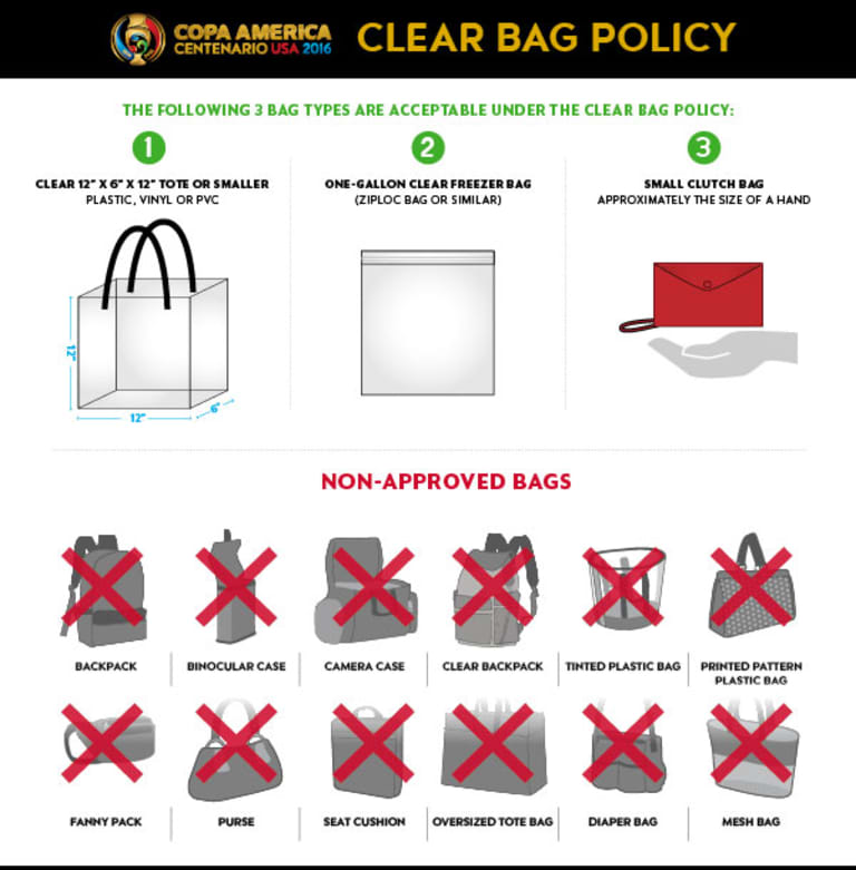 Copa America Centenario announces clear bag policy for matches - https://league-mp7static.mlsdigital.net/images/Clear-bag-2.jpg