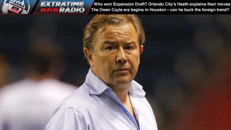 ExtraTime Radio: Talking Expansion Draft strategy with Orlando City's Adrian Heath | New Houston Dynamo head coach Owen Coyle -