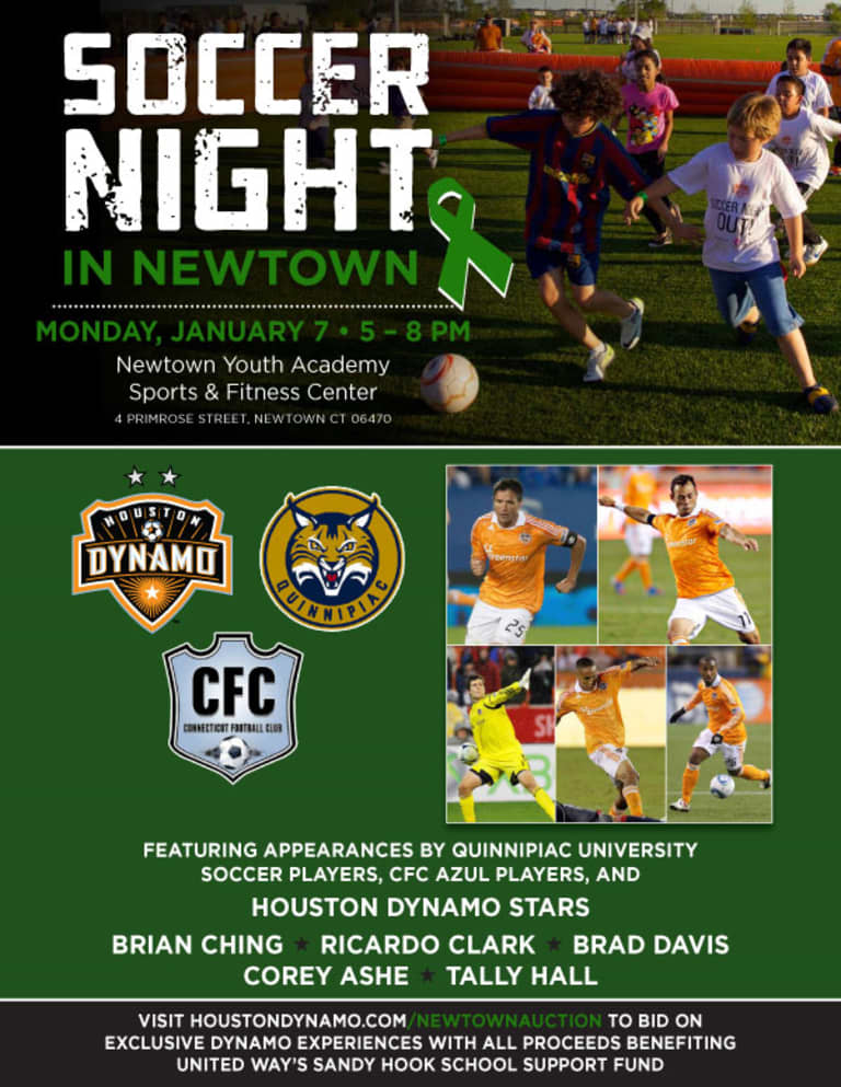 Dynamo plan trip to Newtown, Conn., to help provide solace for grieving community -