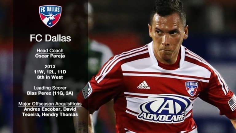 2014 FC Dallas Preview: Will Oscar Pareja's return light the spark in Big D? | Armchair Analyst -