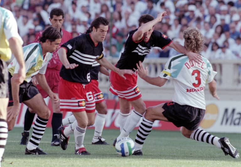 How DC United and the San Jose Clash got their names and original look - https://league-mp7static.mlsdigital.net/images/DCandSJplay.jpg?null