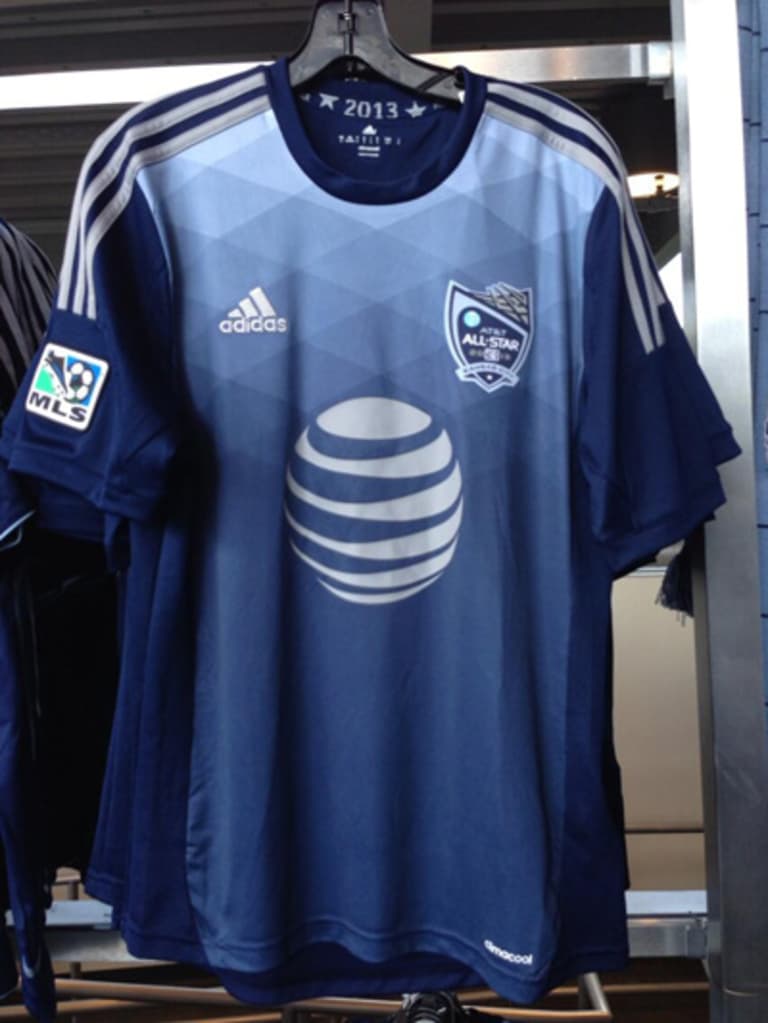 Get a first look at the new 2013 AT&T MLS All-Star Game jersey on sale now -